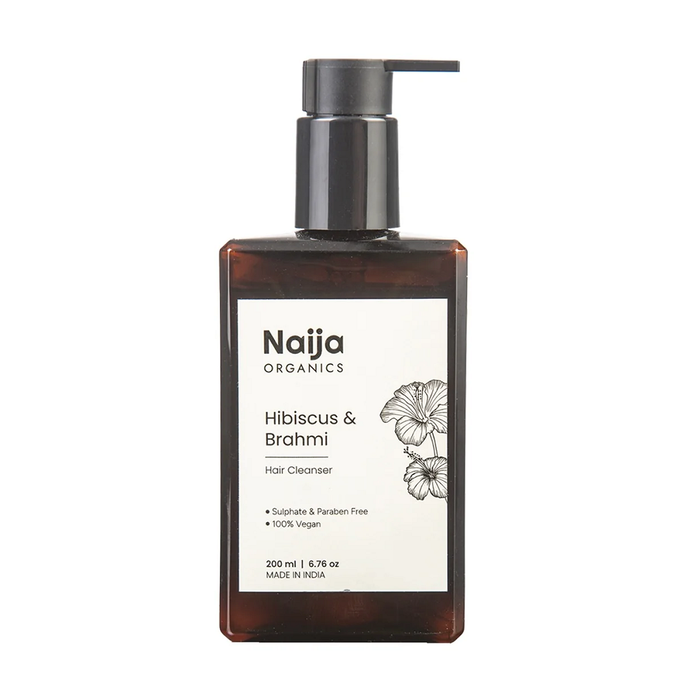 Naija Organics Hibiscus & Brahmi Hair Cleanser / Shampoo (200 ML)