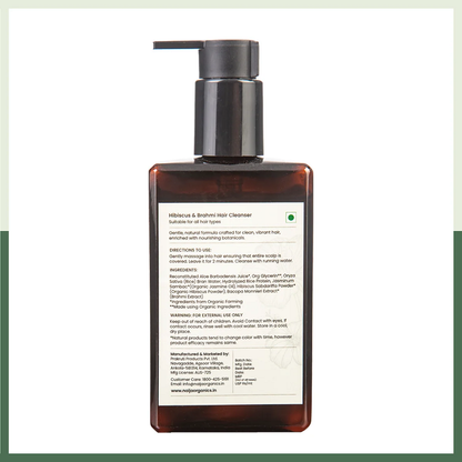 Naija Organics Hibiscus & Brahmi Hair Cleanser / Shampoo (200 ML)