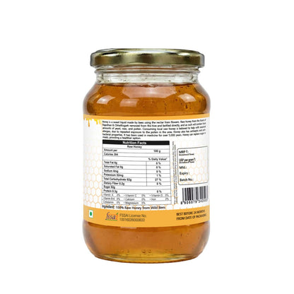 Organic Wellness Raw & Wild Honey (350 GM)