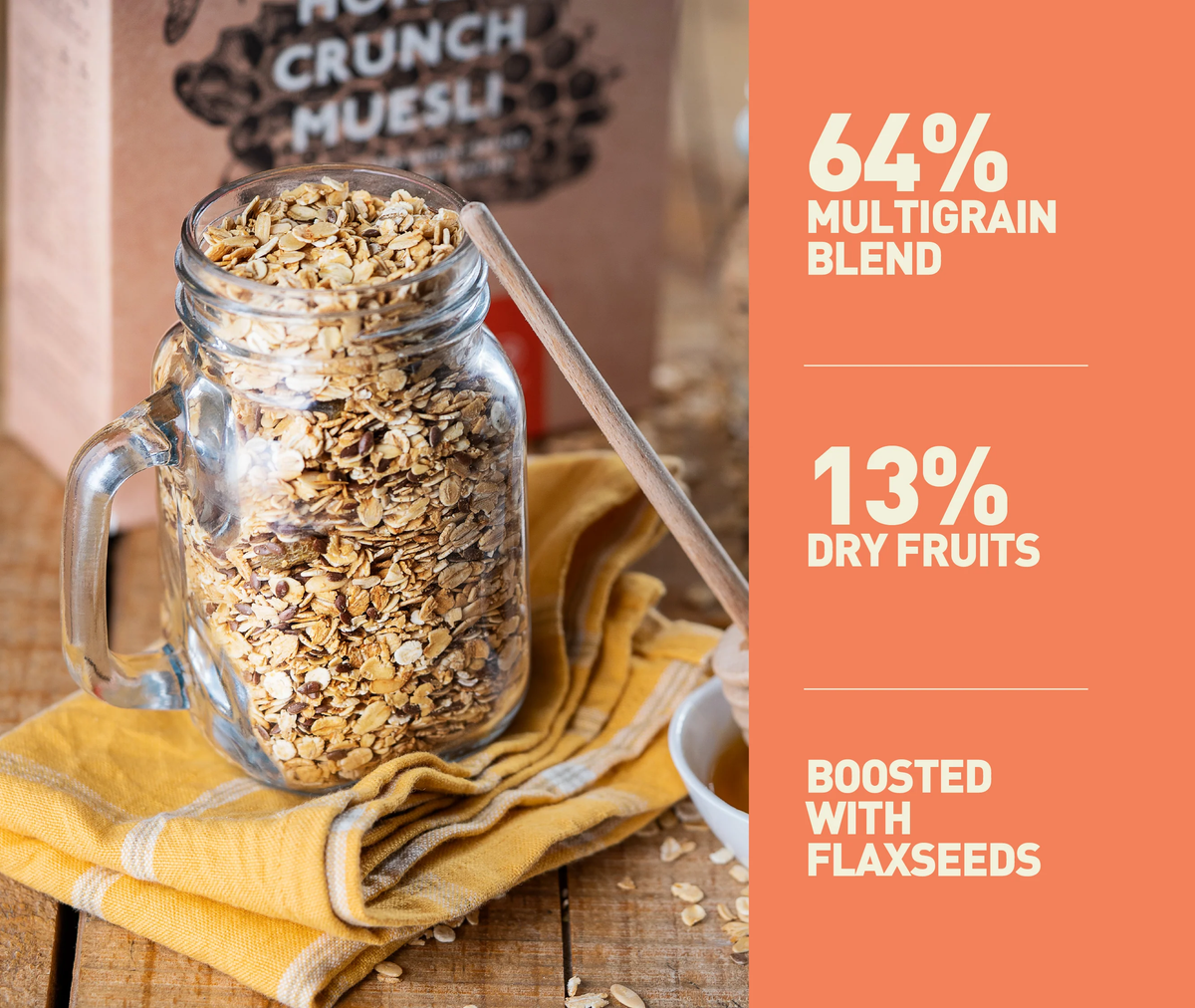 Nourish Organics Honey Crunch Muesli (300 GM)