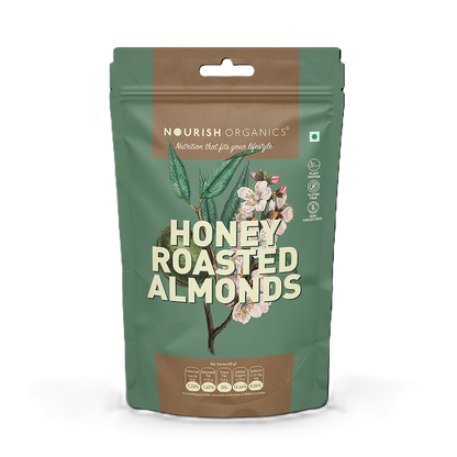 Nourish Organics Honey Roasted Almonds (100 GM)