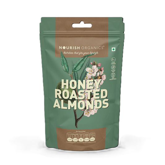 Nourish Organics Honey Roasted Almonds (100 GM)