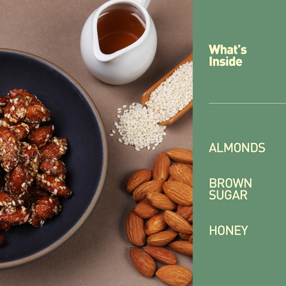 Nourish Organics Honey Roasted Almonds (100 GM)