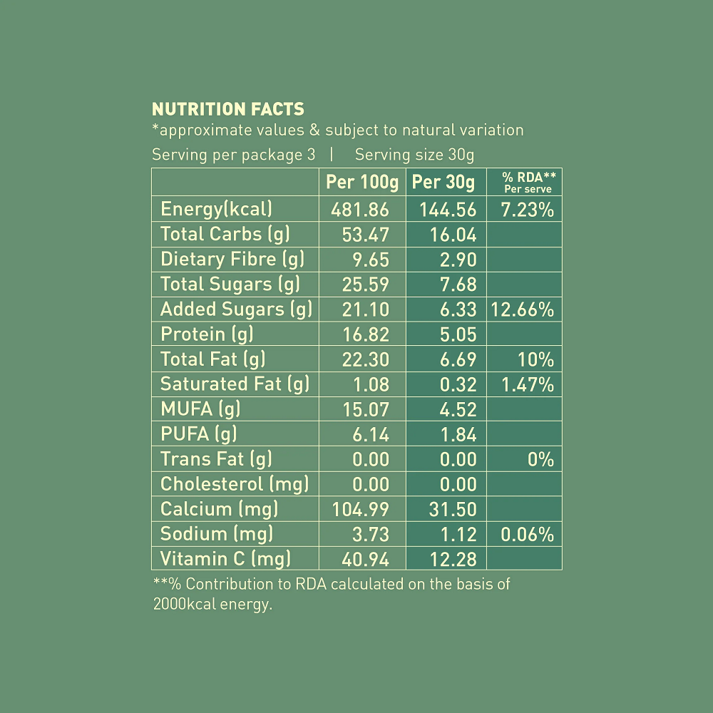 Nourish Organics Honey Roasted Almonds (100 GM)