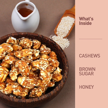 Nourish Organics Honey Roasted Cashews (100 GM)