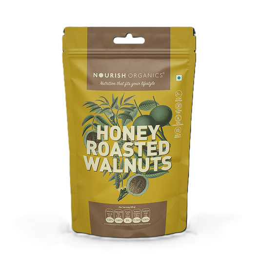 Nourish Organics Honey Roasted Walnuts (100 GM)