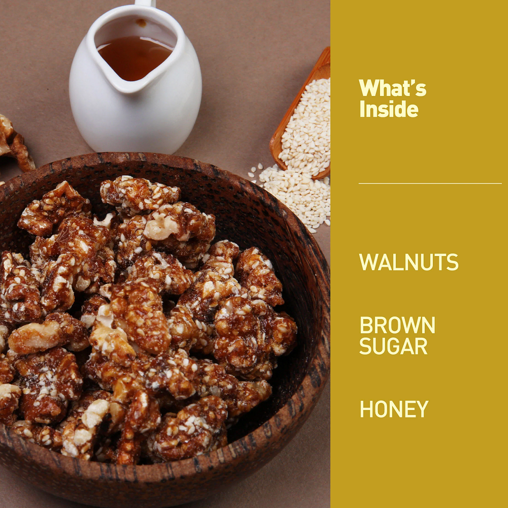 Nourish Organics Honey Roasted Walnuts (100 GM)