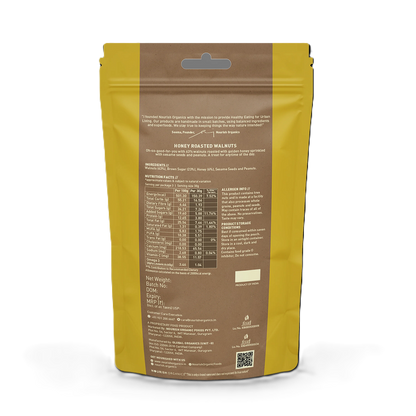 Nourish Organics Honey Roasted Walnuts (100 GM)