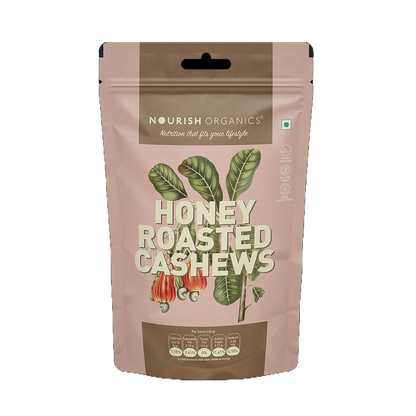 Nourish Organics Honey Roasted Cashews (100 GM)