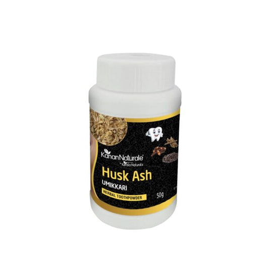 Kerala Naturals Activated Charcoal From Rice Husk – Herbal Tooth Powder – 50 gm