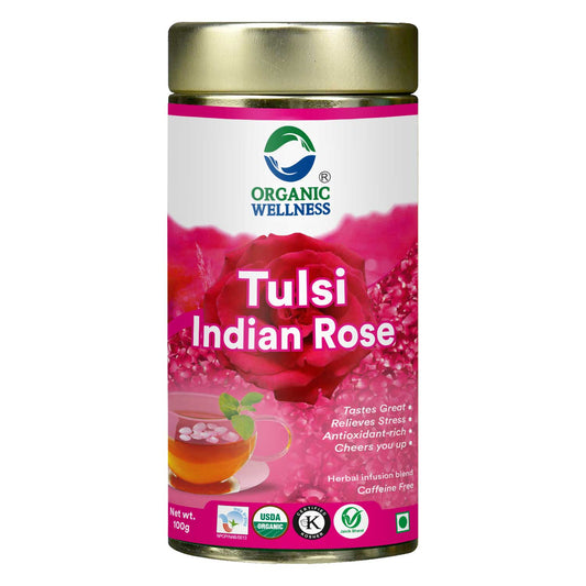 Organic Wellness Tulsi Indian Rose Tea