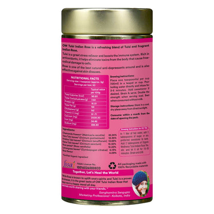 Organic Wellness Tulsi Indian Rose Tea
