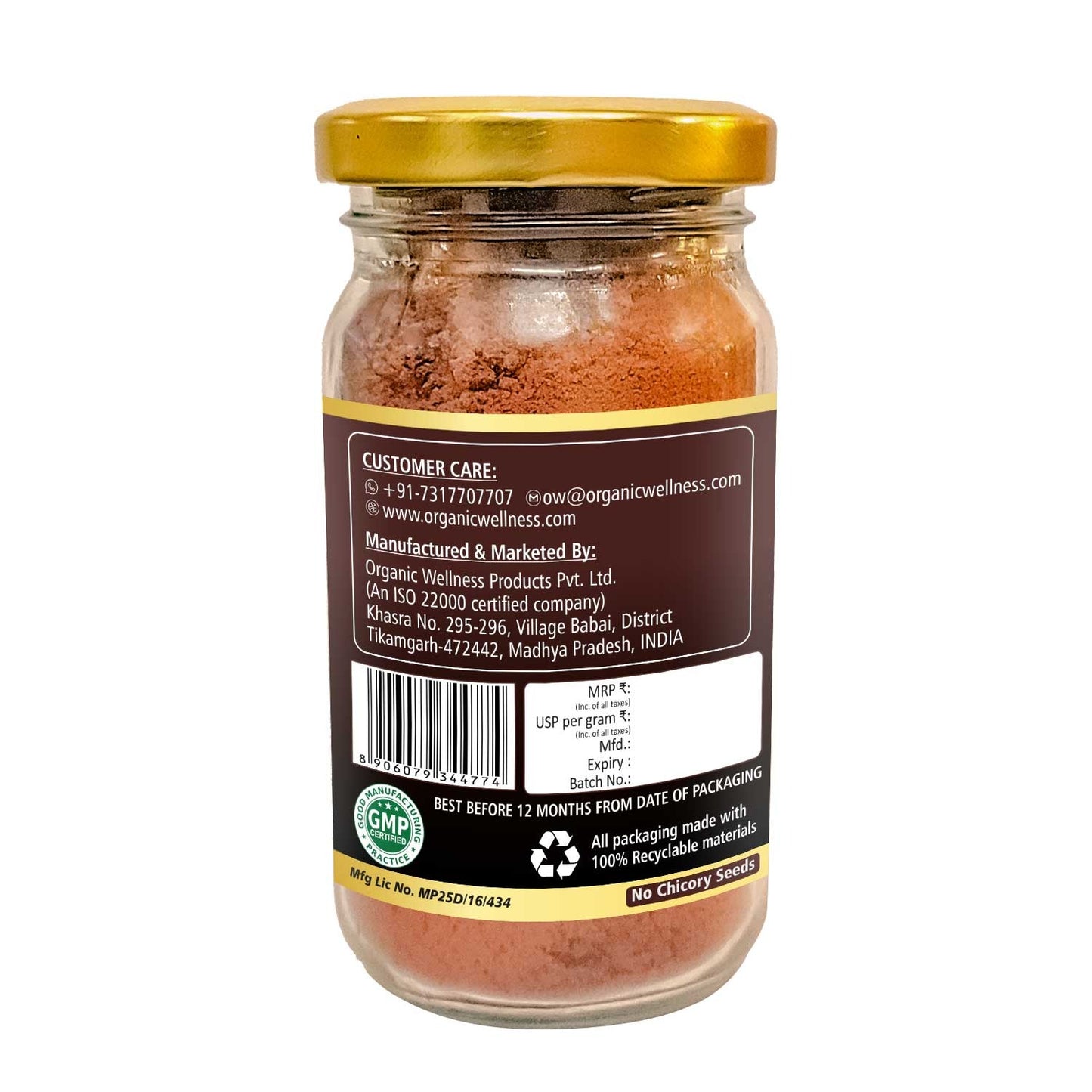 Organic Wellness Instant Coffee Powder with Shilajit