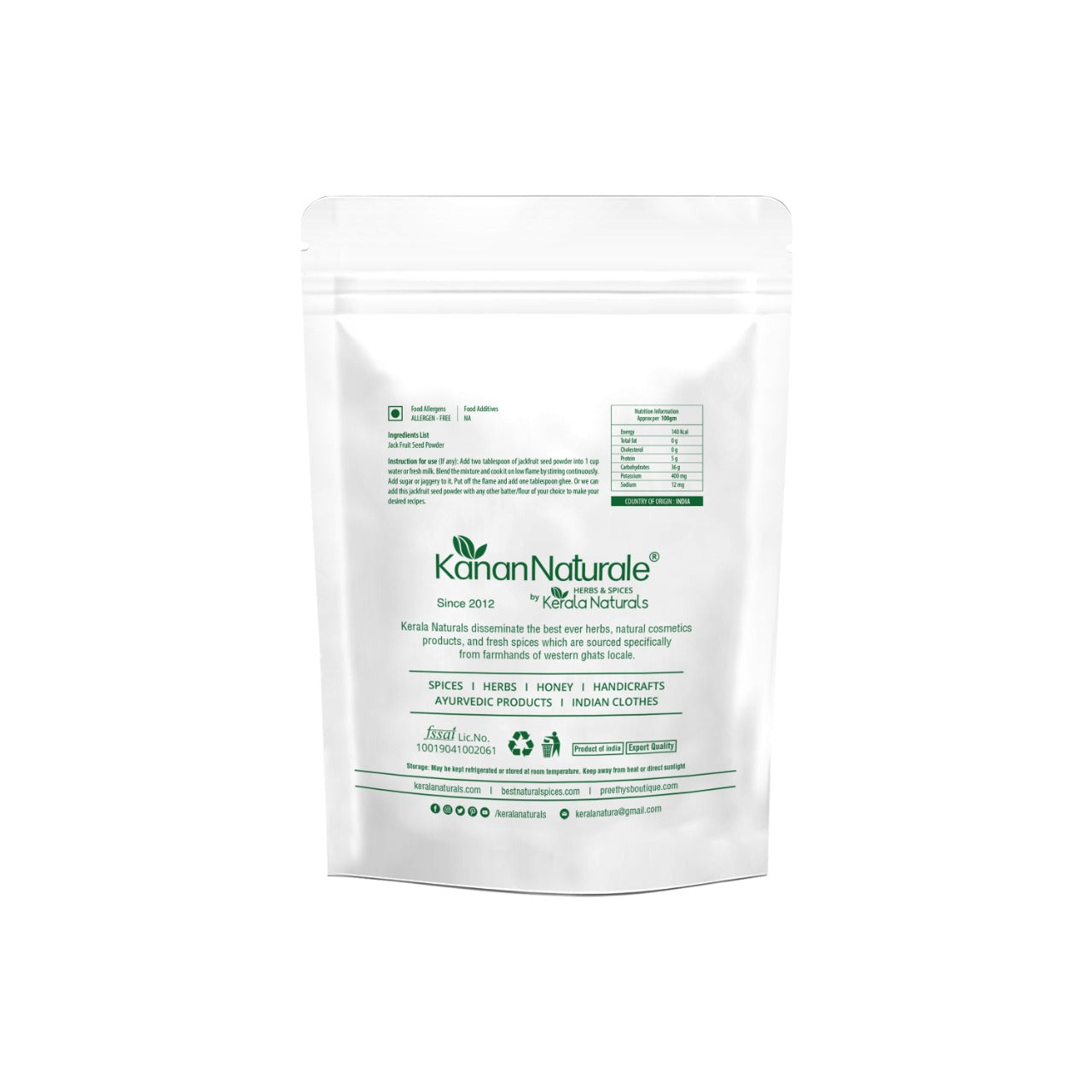 Kerala Naturals Jack Fruit Seed Powder (100 GM)