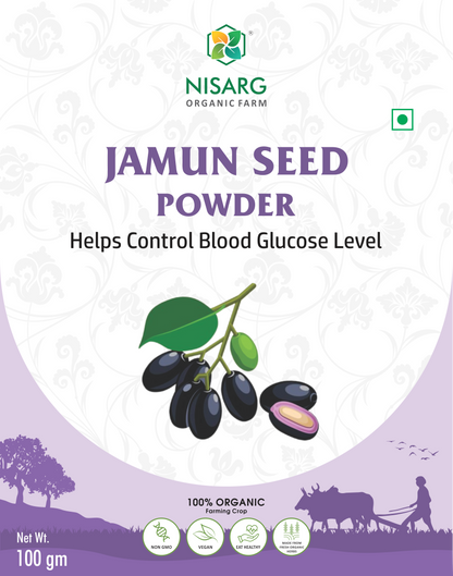 Nisarg Organic Farm Jamun Seeds Powder