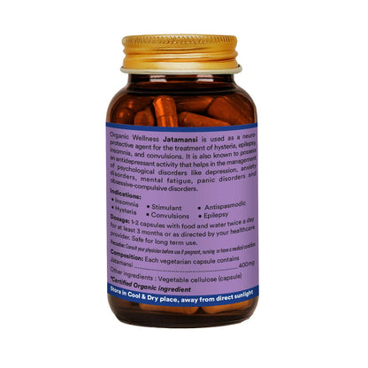 Organic Wellness Jatamansi 90 Capsules