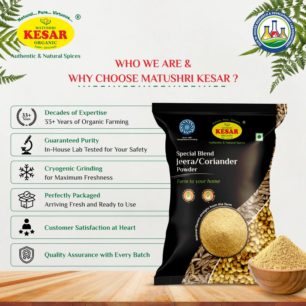 Kesar Organic Jeera Coriander Powder