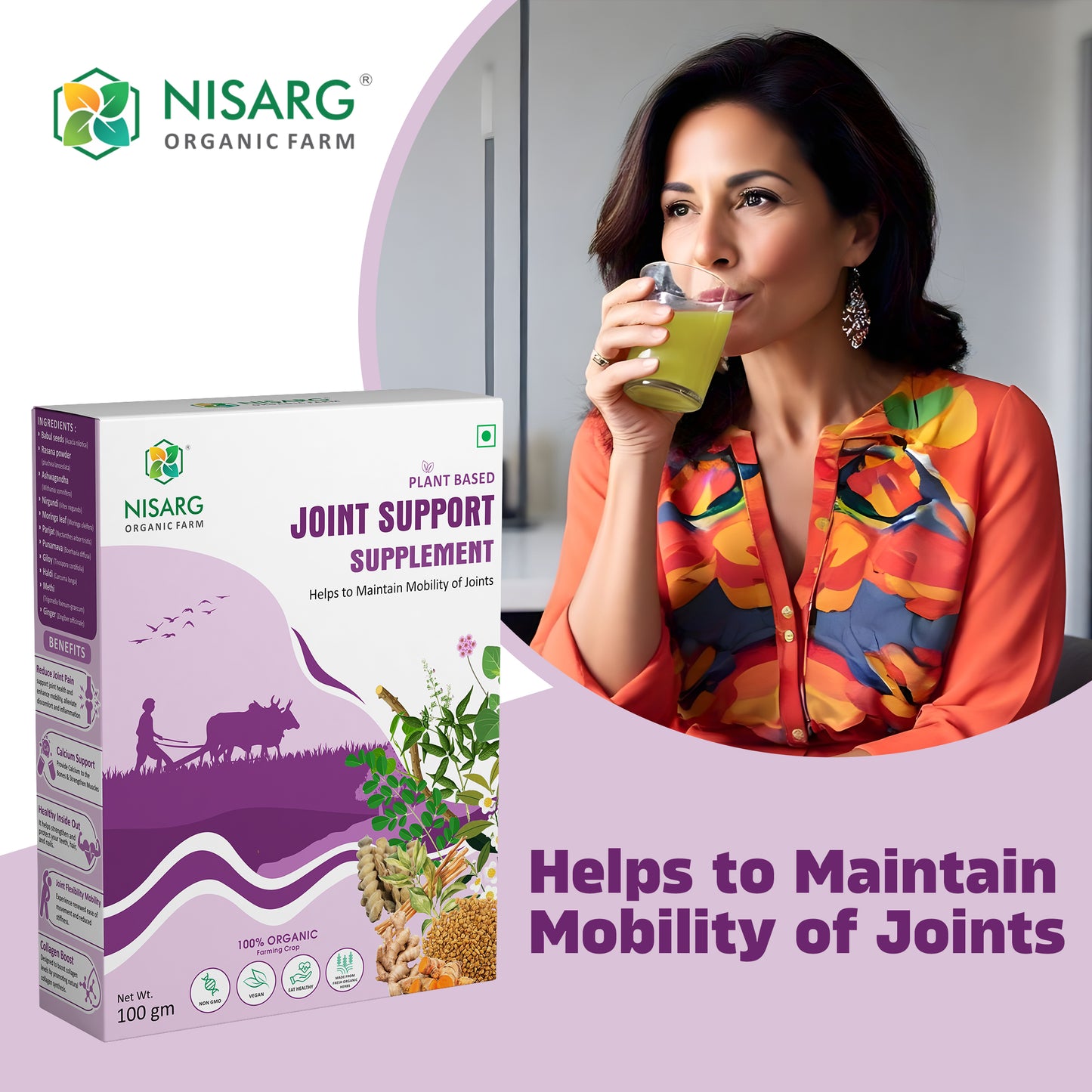 Nisarg Organic Farm Joint Support Supplement