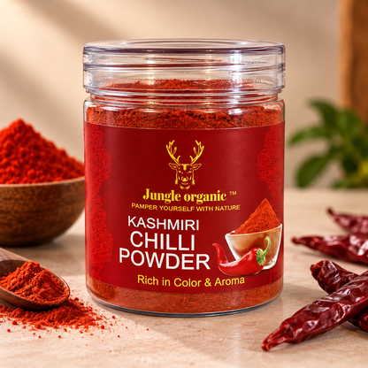 Jungle Organic Kashmiri Chilli Powder (250 GM) (PACK OF 2)