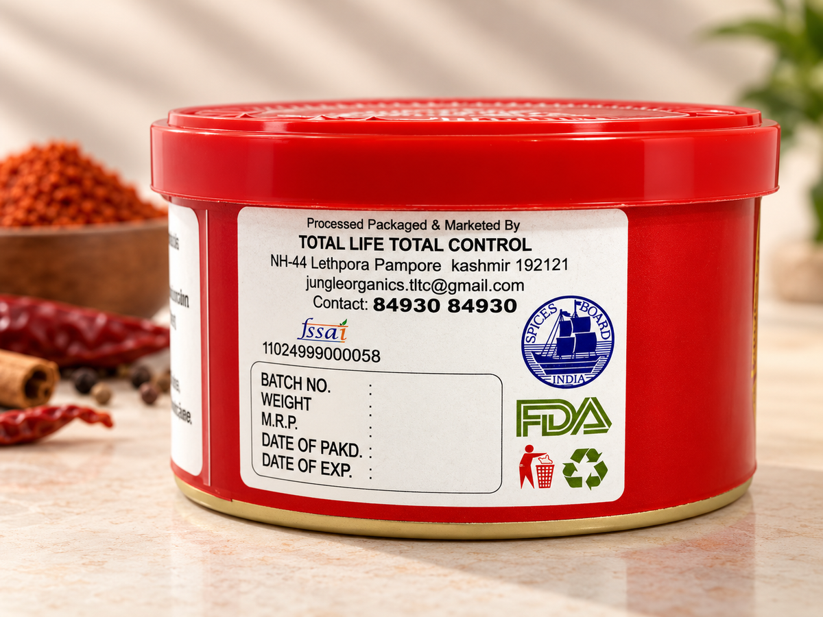 Jungle Organic Kashmiri Masala Tiki (250 GM)