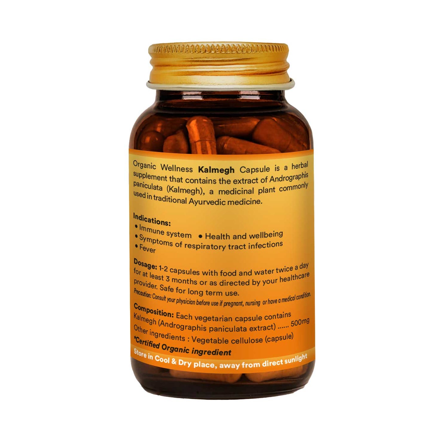 Organic Wellness Kalmegh 90 Capsules