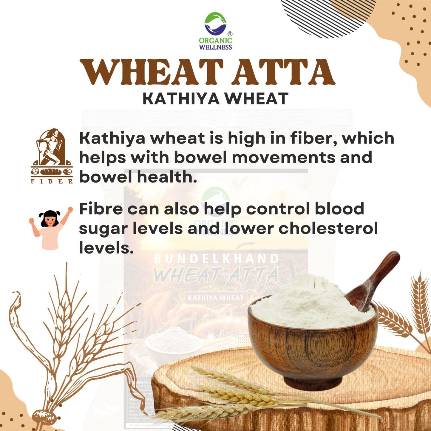 Organic Wellness Bundelkhand Kathiya Wheat Atta