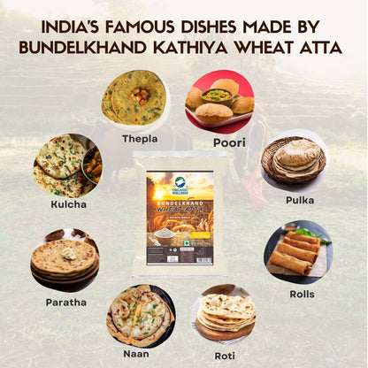 Organic Wellness Bundelkhand Kathiya Wheat Atta