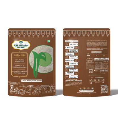 Parampara Organic Khapli Wheat Flour (Khapli Atta)