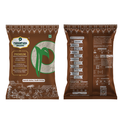 Parampara Organic Khapli Wheat Flour (Khapli Atta)