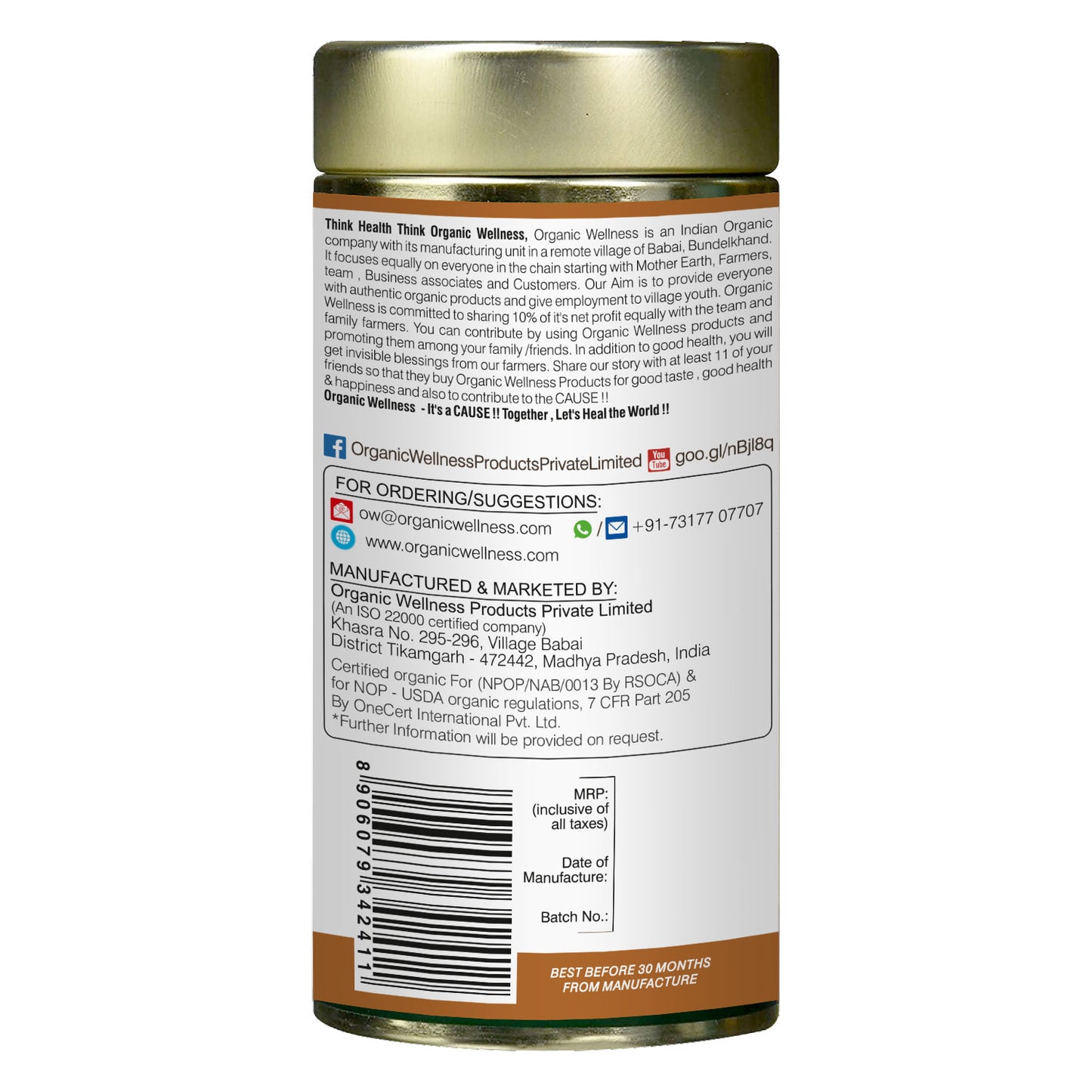 Organic Wellness Licorice Mulethi Tea