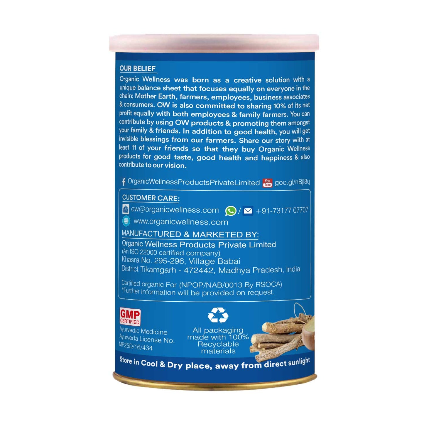 Organic Wellness Licorice Mulethi Powder (100 GM)