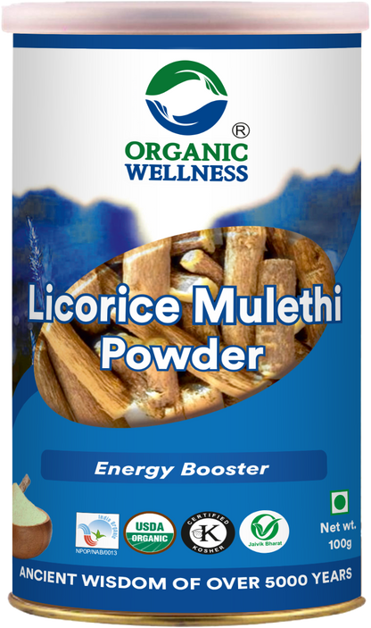 Organic Wellness Licorice Mulethi Powder (100 GM)