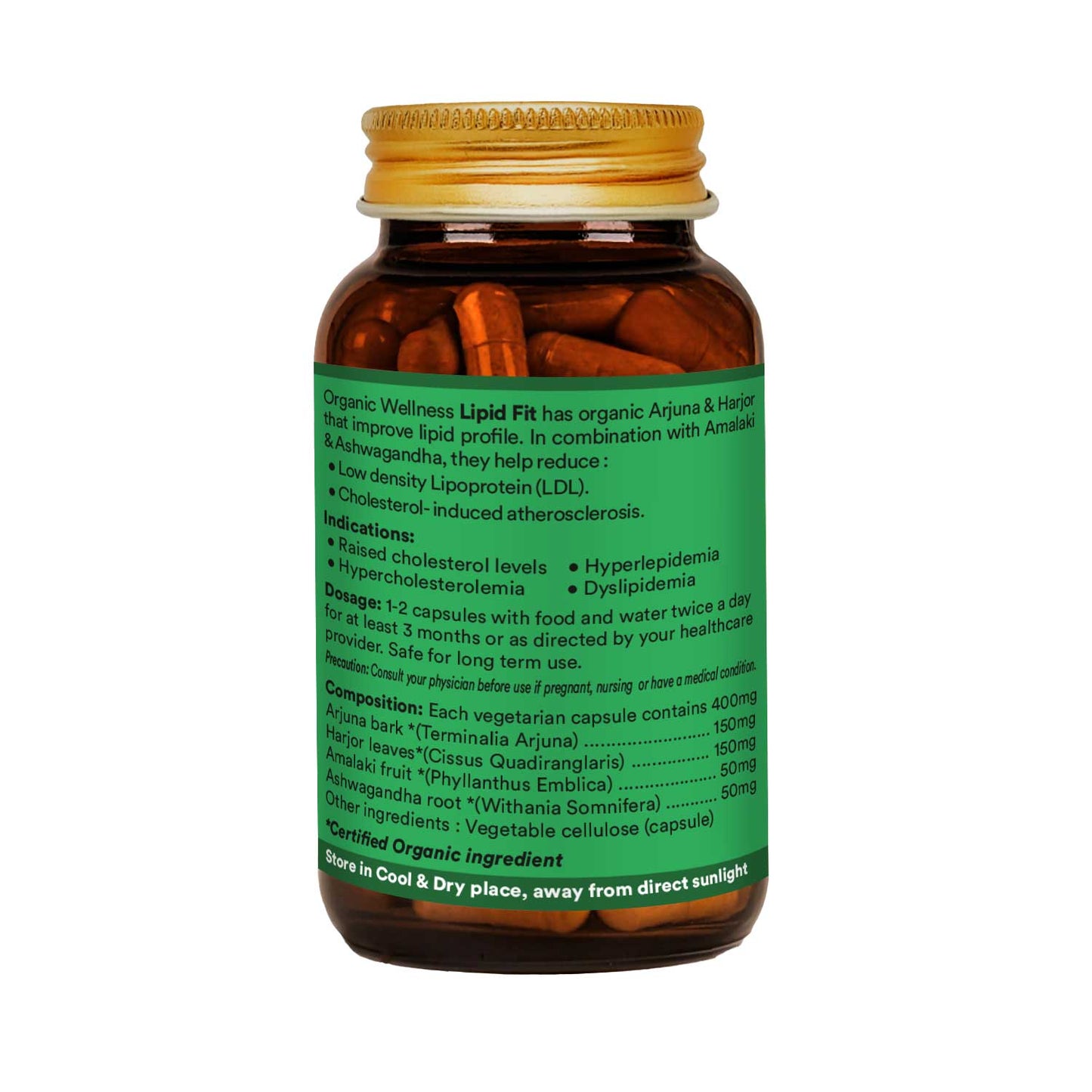 Organic Wellness Lipid Fit 90 Capsules