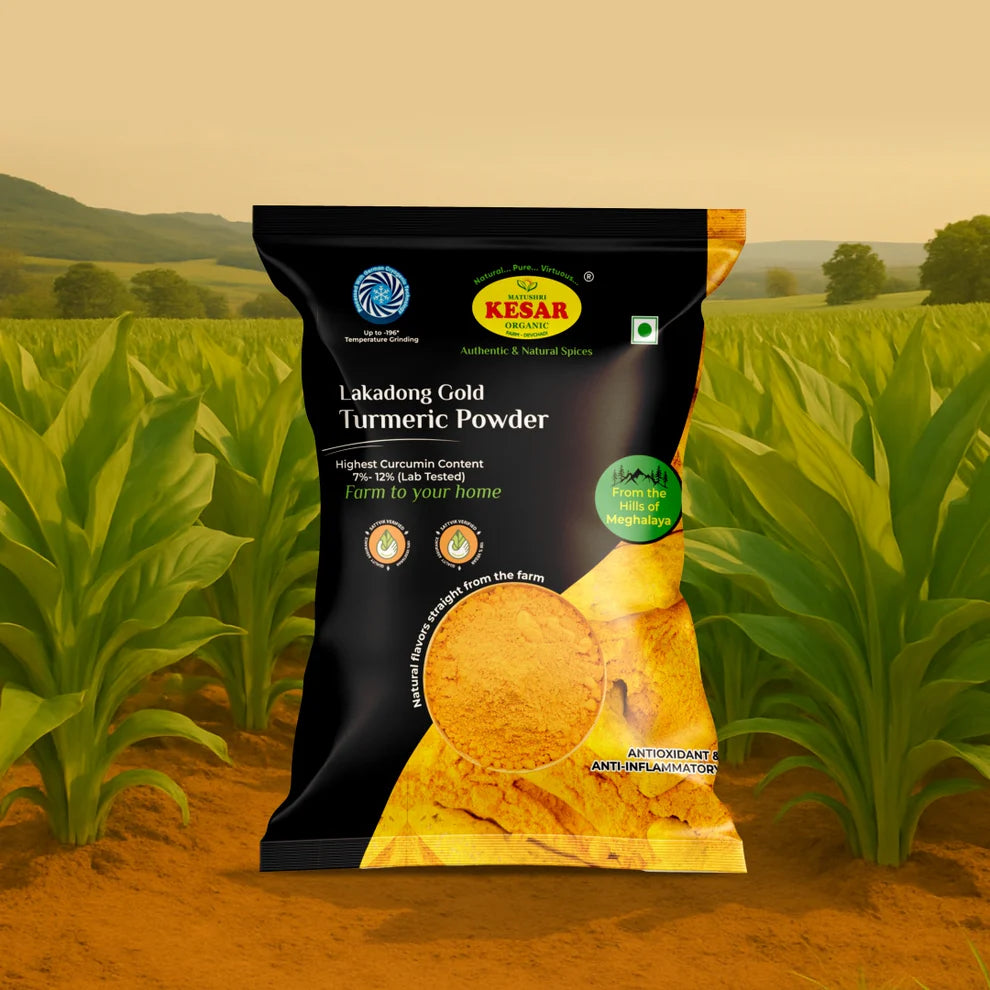 Kesar Organic Lakadong Gold Turmeric Powder