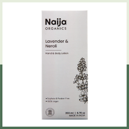 Naija Organics Lavender & Neroli Extract Hand & Body Lotion (200 ML)