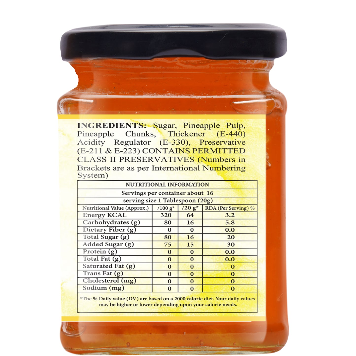 Organic Nation Pineapple Conserve (340 GM)