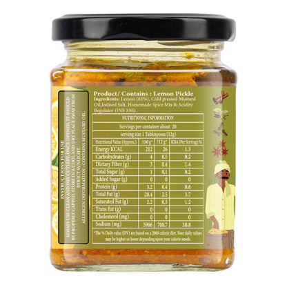 Organic Nation Nimbu Masala Magic (Lemon Pickle)