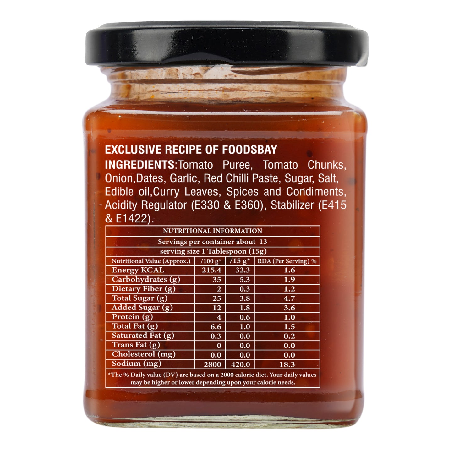 Organic Nation Sweet Tomato Chutney (300 GM)