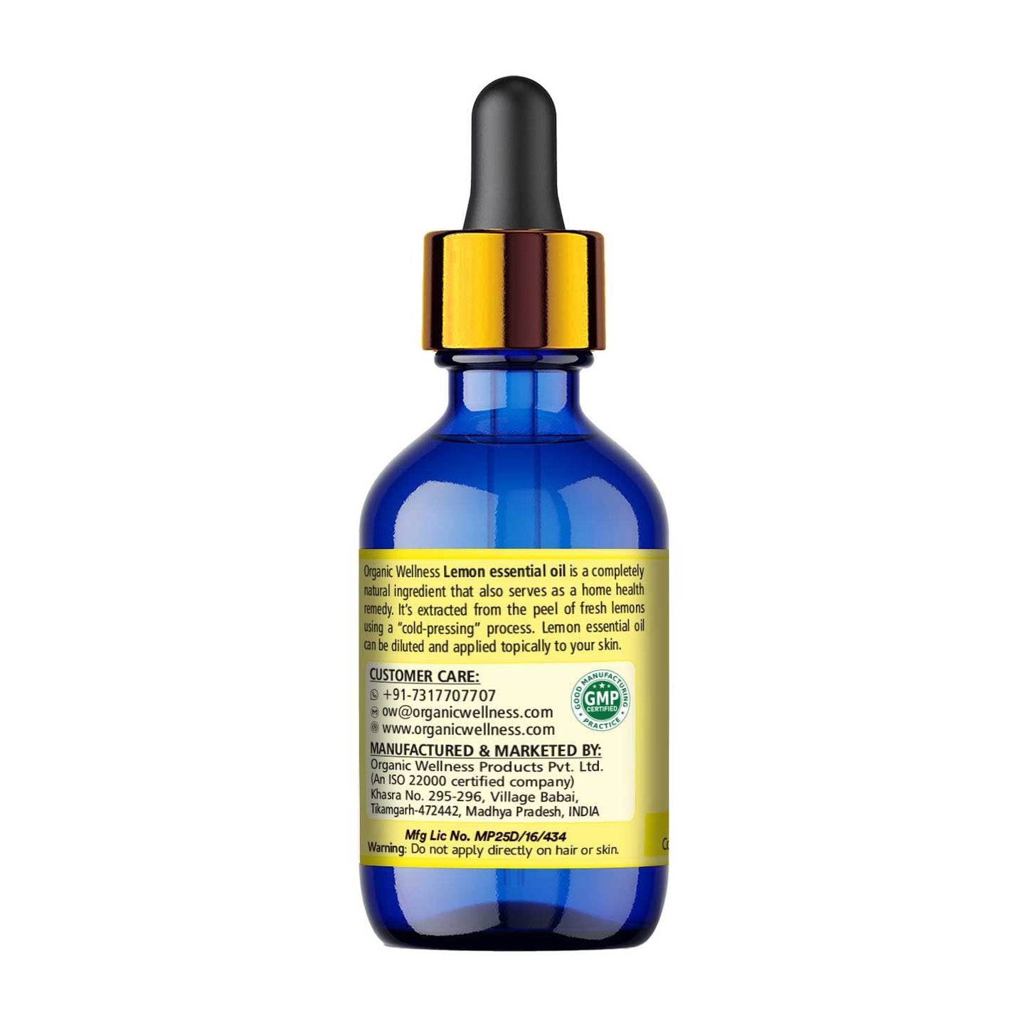Organic Wellness Lemon Essential Oil