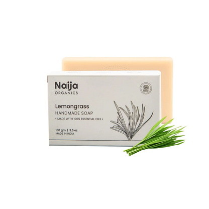 Naija Organics Lemongrass Bath Soap (100 GM) (3 SOAPS)
