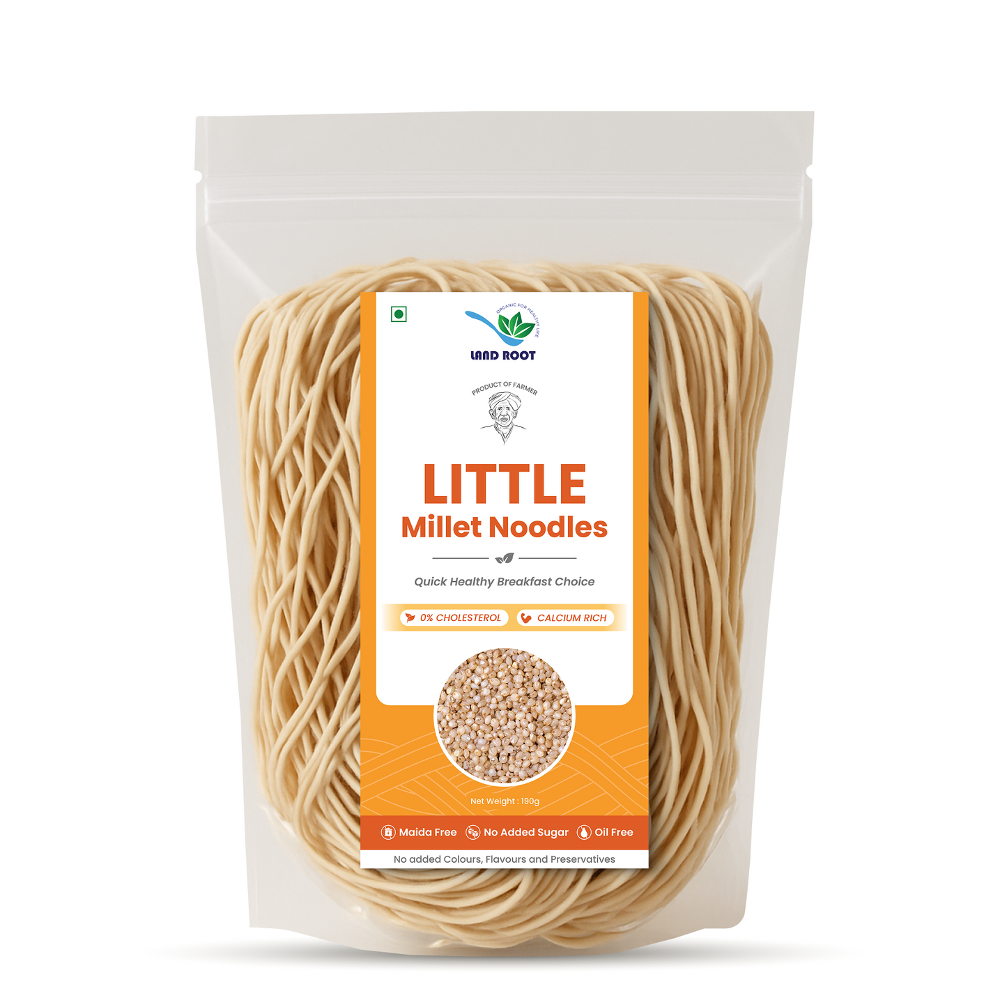 LandRoot Organic Little Millets Noodles