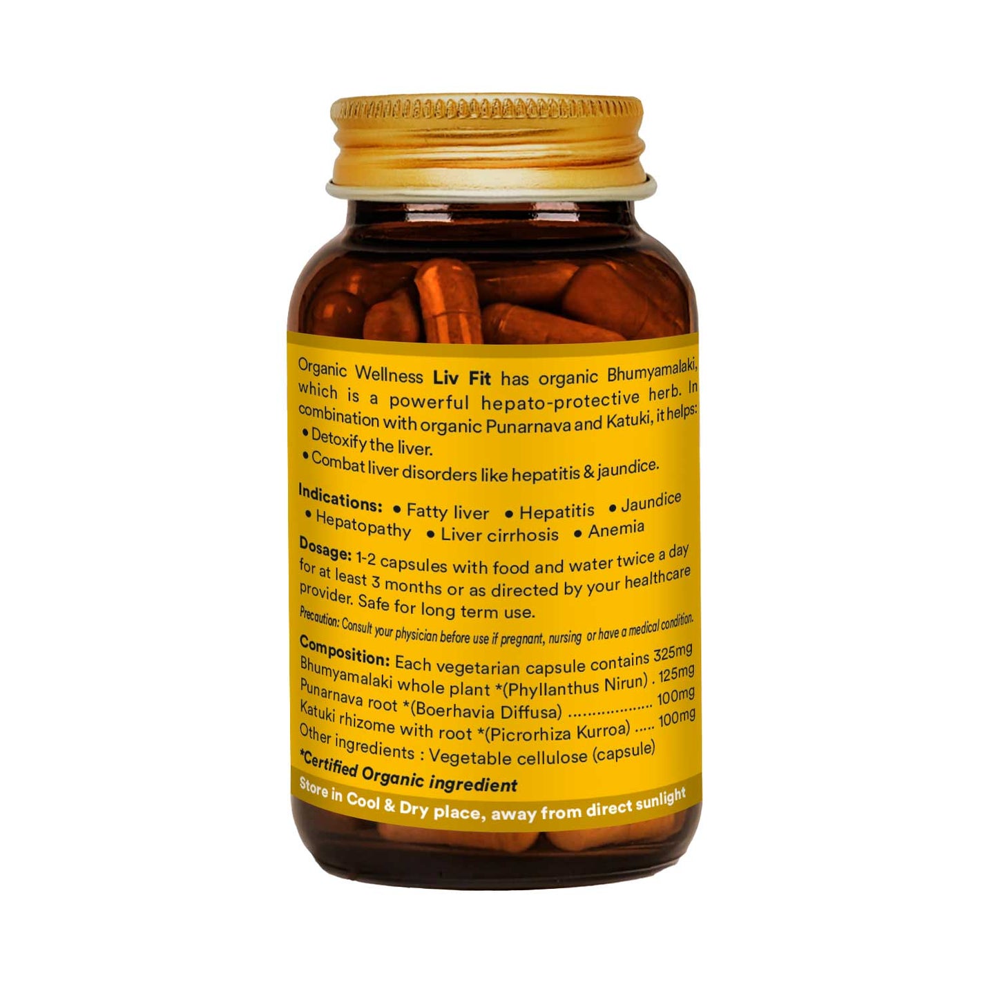 Organic Wellness Liv Fit 90 Capsules