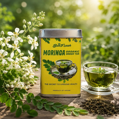 Bonfresh Exotic Organic Tea Moringa Green Tea (30 GM)