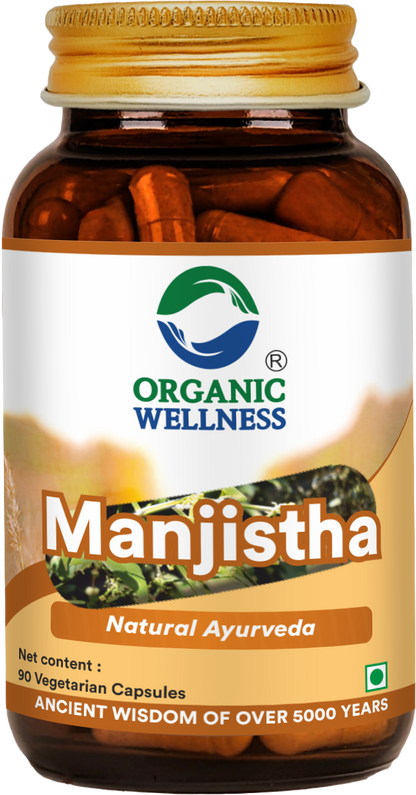 Organic Wellness Manjishtha 90 Capsules