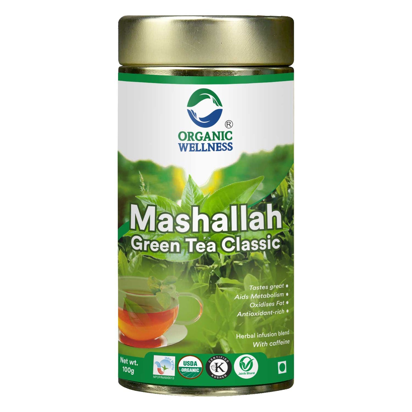 Organic Wellness Mashallah Green Tea Classic