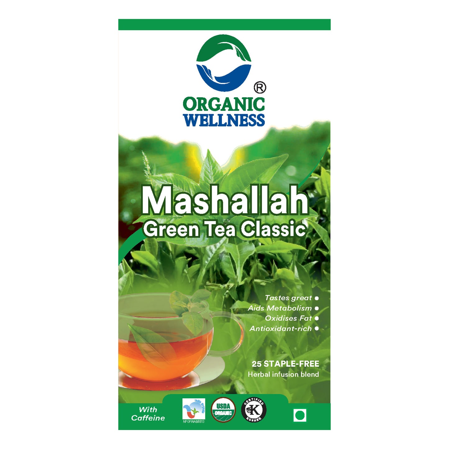 Organic Wellness Mashallah Green Tea Classic