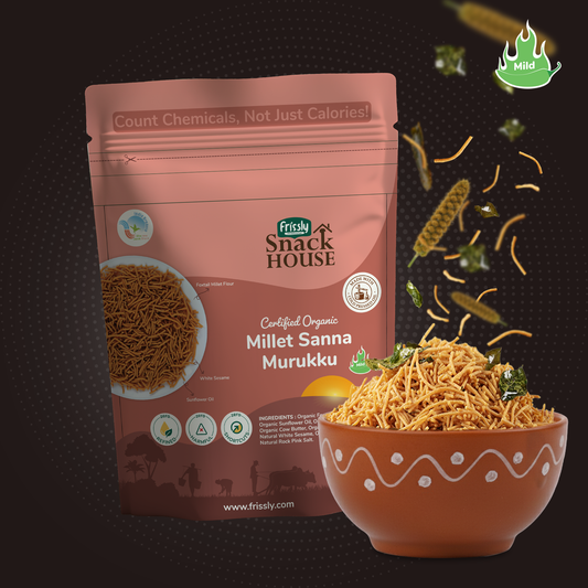 Frissly Millet Sanna Murukku (100 GM) (PACK OF 2)