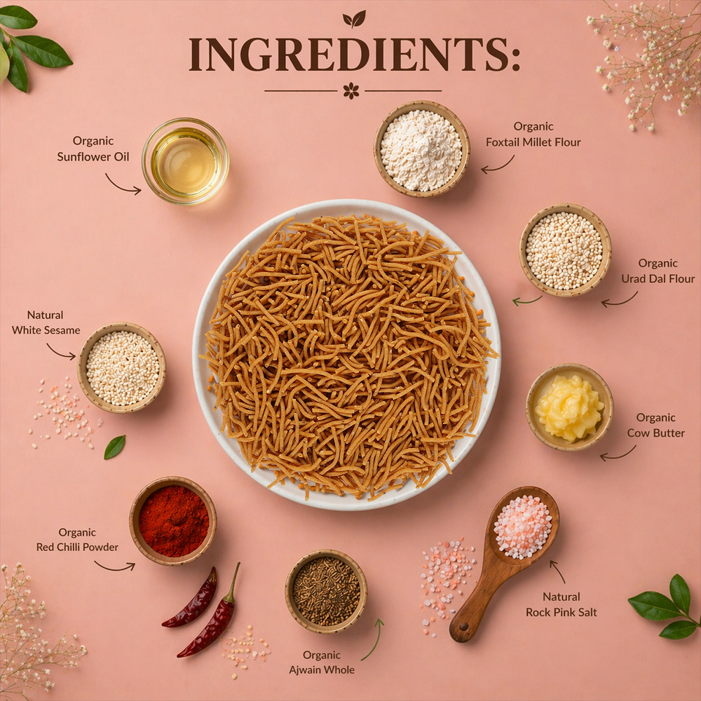 Frissly Millet Sanna Murukku (100 GM) (PACK OF 2)