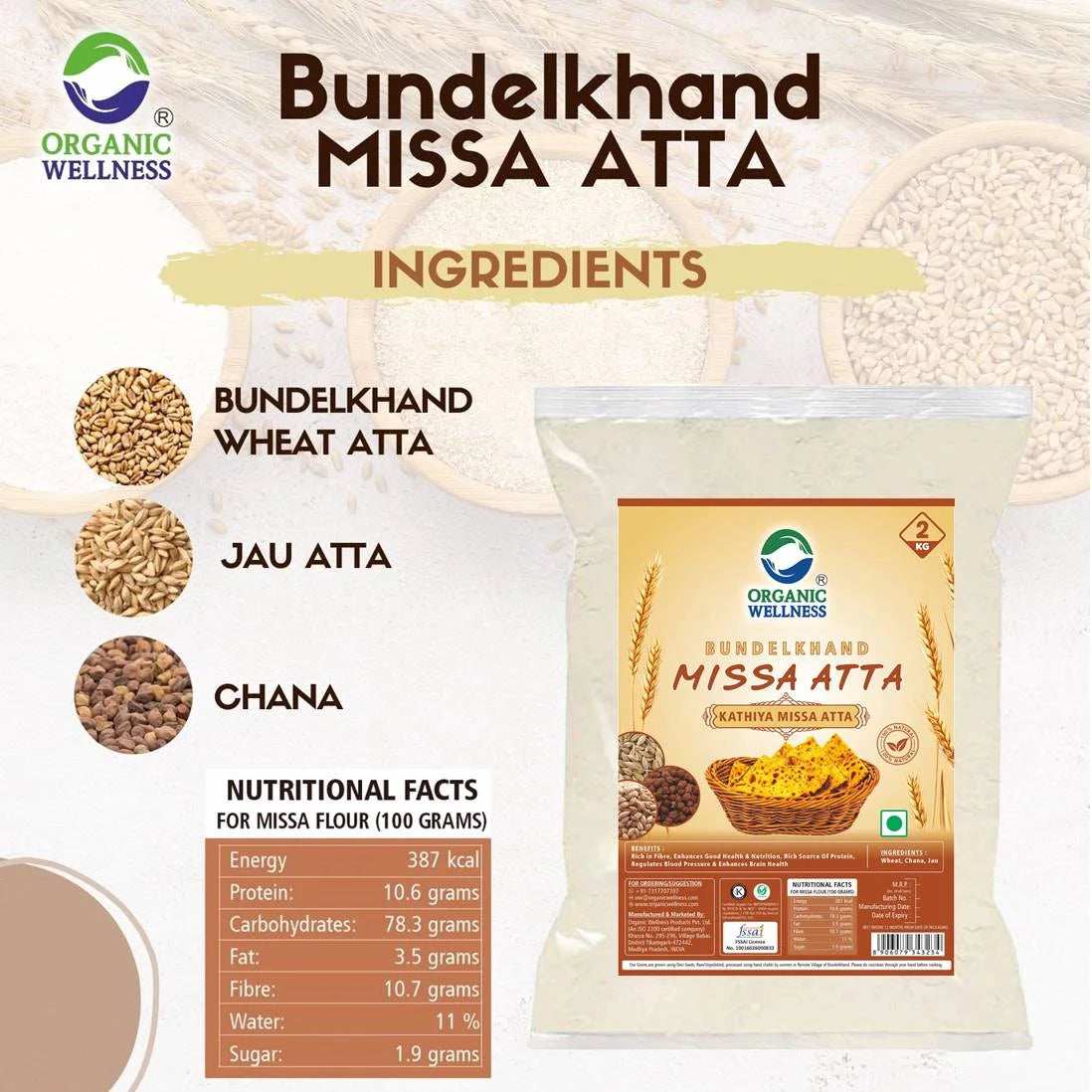 Organic Wellness Bundelkhand Missa Atta