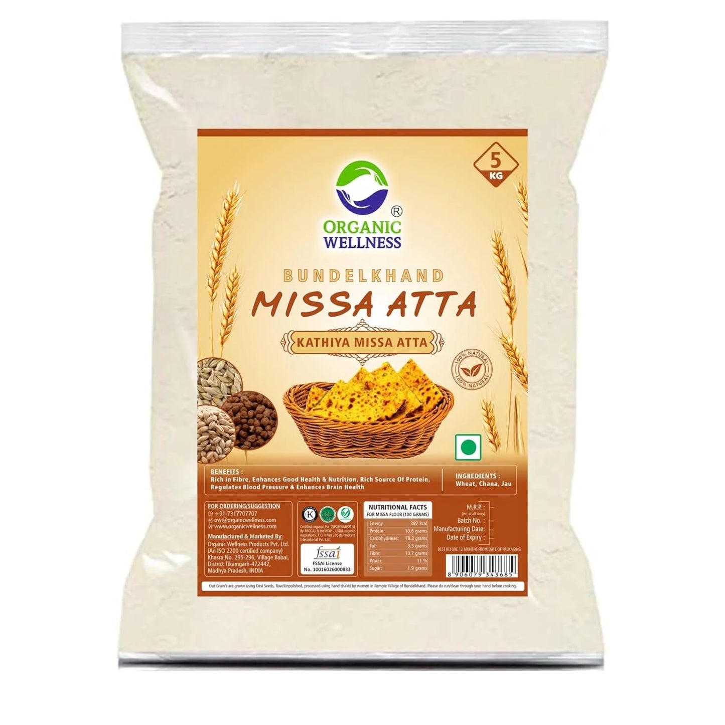 Organic Wellness Bundelkhand Missa Atta